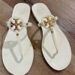 Tory Burch Cream Sandals